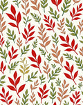 Autumn Leaves Branch Pattern Design Rug