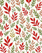 Autumn Leaves Branch Pattern Design Rug