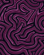Abstract Swirling Purple Lines Pattern Rug