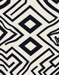 Bold Geometric Diamond Pattern Design Rug
