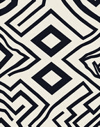 Bold Geometric Diamond Pattern Design Rug
