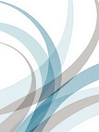 Abstract Blue Gray Wavy Swirls Rug