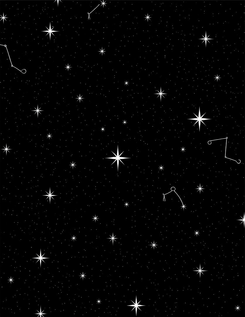 Celestial Star Constellation Pattern Rug