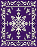Intricate Floral Frame With Central Medallion Rug