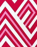 Bold Geometric Stripes Pattern Rug