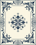 Elegant Floral Classic Design Pattern Rug