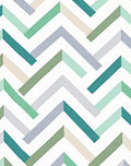 Herringbone Zigzag Patterned Geometric Rug