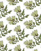 Botanical Floral Vines Pattern Rug