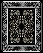 Ornate Intertwined Floral Pattern Rug