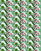 Whimsical Floral Vine Pattern Rug