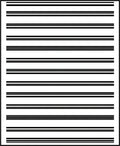Bold Black And White Stripe Pattern Rug