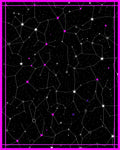 Cosmic Constellation Starry Night Design Rug