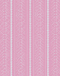 Pink Abstract Geometric Stripe Pattern Rug