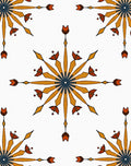 Sunburst Arrow Motif Rug