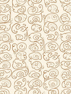 Playful Snail Pattern Delightful Design Rug