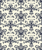 Classic Floral Damask Pattern Rug
