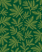 Emerald Golden Leaf Branches Rug