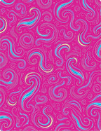 Swirls Curls Abstract Pattern Design Rug