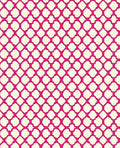 Elegant Pink Quatrefoil Pattern Rug