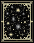 Art Deco Celestial Starburst Pattern Rug