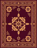 Ornate Floral Geometric Motif Rug