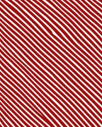 Crimson White Diagonal Stripe Rug
