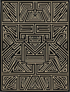 Bold Black Geometric Tribal Rug