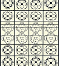 Monochrome Floral Symmetry Design Rug
