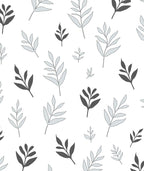 Minimalist Leaf Patterned Design Rug