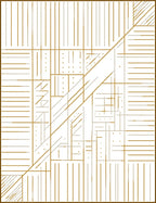 Geometric Lines Abstract Design Rug