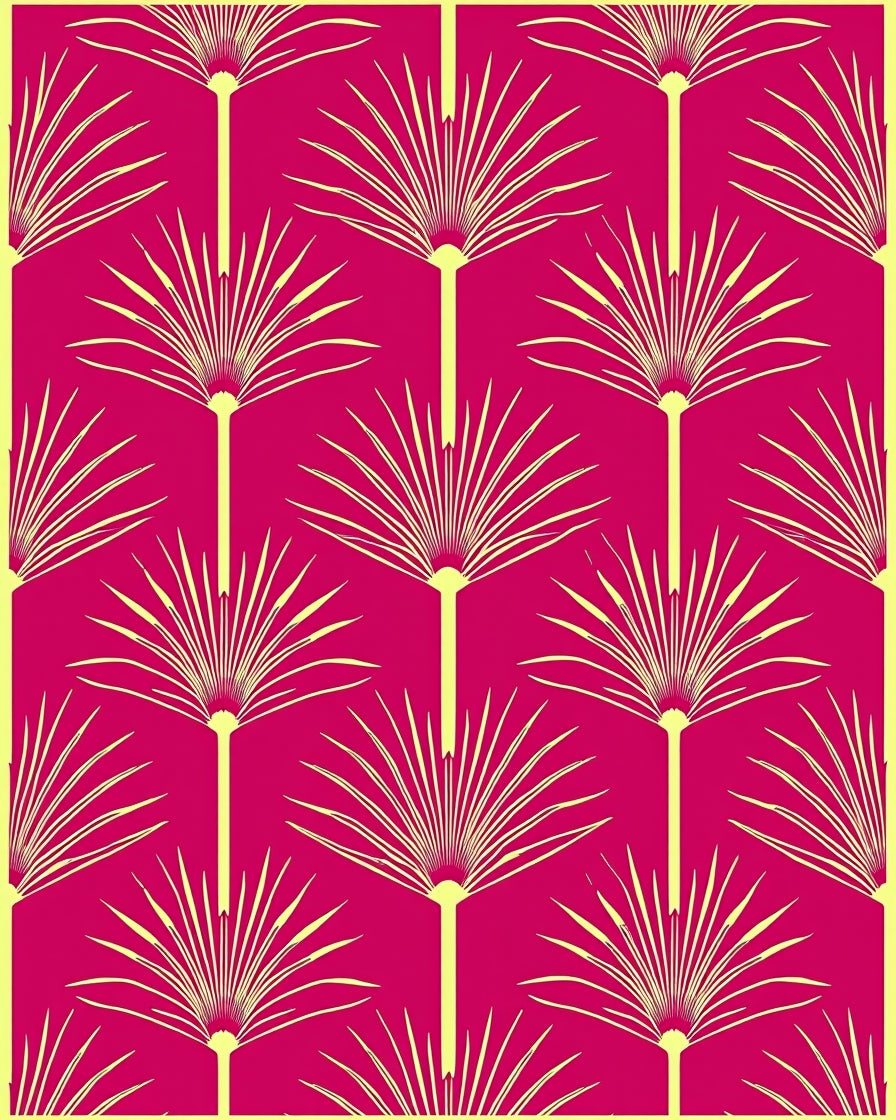 Bold Fan Patterned Bold Design Rug