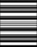 Bold Horizontal Strips Design Rug