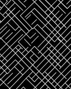 Abstract Geometric Network Pattern Rug
