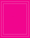 Vibrant Pink Geometric Border Rug