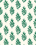 Botanical Branch Patterned Cream Rug