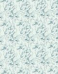 Abstract Script Floral Sketch Rug
