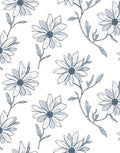 Classic Floral Outline Pattern Rug