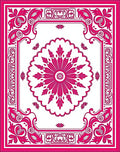Exotic Floral Medallion Design Rug