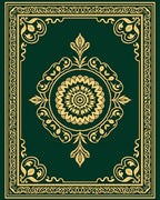 Ornate Floral Center medallion Border Rug