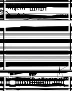 Abstract Black White Striped Design Rug