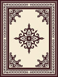 Ornate Floral Medallion Framed Design Rug