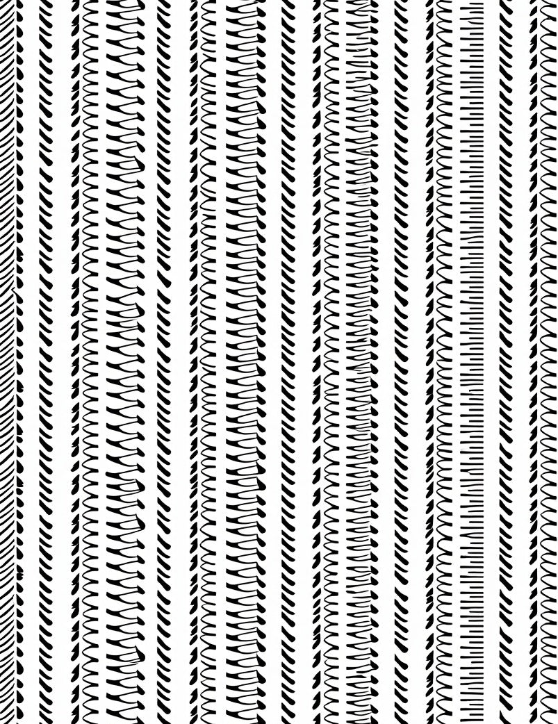 Abstract Vertical Stripe Pattern Rug