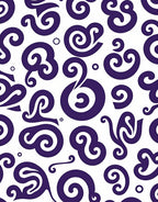 Bold Swirls Abstract Pattern Rug