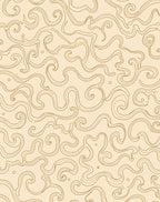 Cream Swirl Abstract Pattern Rug