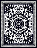 Ornate Mandala Geometric Pattern Rug