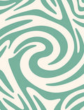 Swirling Stripes Bold Design Rug