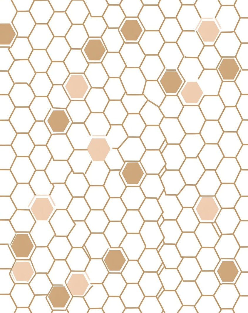 Geometric Hexagon Pattern Design Rug