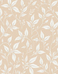 Delicate Branches And Leaves Pattern Rug