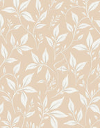 Delicate Branches And Leaves Pattern Rug