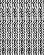 Abstract Black Wavy Stripe Pattern Rug